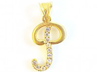 حرف اسم p نگین دار