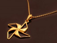 مدال طلای طرح فرفره