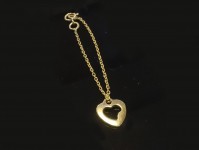 آویز ساعت طلا طرح قلبی