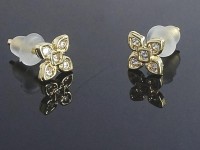 گلگوش طلا طرح گل چهارپر