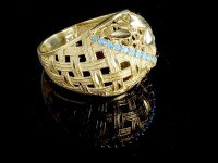 انگشتر طرح حصیری