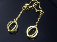 گوشواره آویز طلا