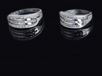 حلقه ست طلای سفید