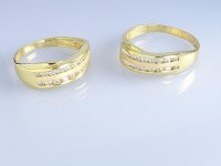 حلقه ست طلای زرد