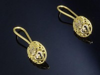 گوشواره ملیله طلا