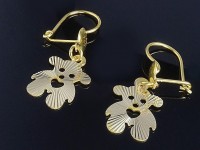 گوشواره طلای لیزری