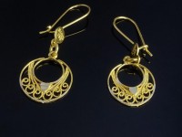 گوشواره ملیله طلا