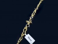 دستبند طلا طرح پروانه