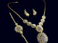 سرویس طلای اشکی دو رنگ