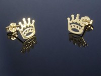 گلگوش طلا طرح تاج