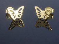 گلگوش طلا طرح پروانه