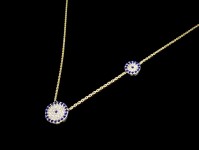 گردنبند طلا طرح چشم نظر