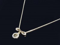 گردنبند فانتزی طلا طرح بی نهایت