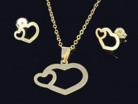 نیمست طلا طرح قلب