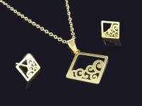 نیم ست لیزری طلا