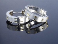 گوشواره حلقه ای طلای آیسان