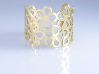 انگشتر لیزری طلا طرح گل