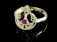 انگشتر طلا انار