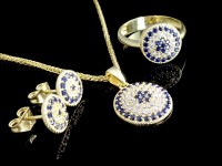 نیم ست طلای چشم نظر