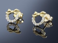 گل گوش طلا طرح پاپیون