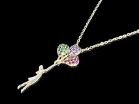 گردنبند طلا طرح بادکنک