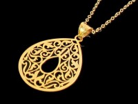 پلاک طلا طرح اسلیمی