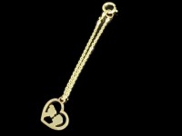 آویز ساعت طلا طرح قلب