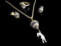 نیمست طلا طرح بالن