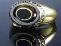 انگشتر طلای مردانه