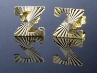 گلگوش طلا حرف Z