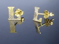 گلگوش طلا حرف L