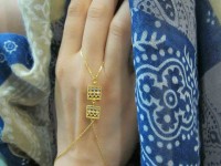 تمیمه طلا طرح مربع