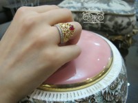 انگشتر تاج طلا