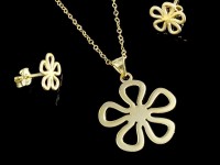 نیمست طلا طرح گلبرگ