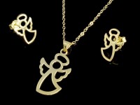 نیمست طلا طرح فرشته