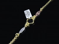 دستبند طلا طرح مربعی