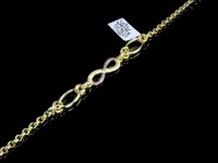 دستبند طلای بی نهایت سه رنگ