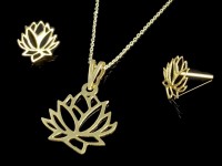 نیمست طلا طرح غنچه