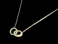 گردنبند طلا طرح حلقه