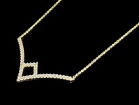 گردنبند طلا طرح کمان