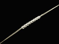 دستبند طلا طرح دایره