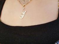 پلاک طلای اسم عسل