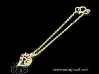 آویز ساعت قلب