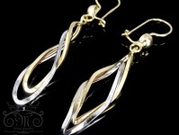 گوشواره لوزی مفتولی