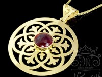 مدال منظومه مزین به عقیق