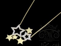 گردنبند چند ستاره نگینی