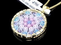 مدال فلورکس سایز بزرگ صورتی