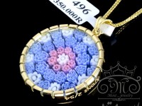 مدال فلورکس بنفش سایز بزرگ