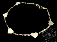 دستبند قلب توپر