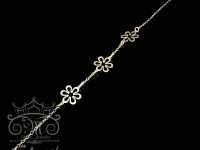 دستبند گل لوکس